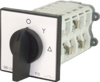 Łącznik krzywkowy 63A,  0-Y-Δ z płytką przednią, ŁK 63-22, 926322 - Elektromet