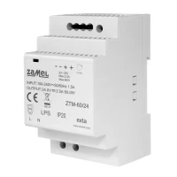 Zasilacz impulsowy na szynę TH-35 60W 24V, TM- 60/24 - ZAMEL