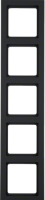 Ramka 5-krotna, antracyt, Q.3, 10156096 - Hager Berker