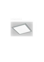 Oprawa świetlówkowa MADERA II 4X24W szary - LENA Lighting