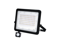 Naświetlacz LED GALAXI 50W PIR 4000K, Czarny - LUMAX