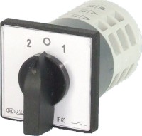 Łącznik krzywkowy 12A, 2-0-1 z plytką przednią, Łuk E12-72, 921272 - Elektromet