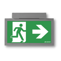 Oprawa Awaryjna LED INFINITY II AC Szara IP65 1W 145LM 3H - AWEX