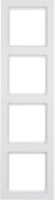 Ramka 4-krotna, bialy, Q.3, 10146099 - Hager Berker