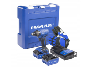 Zakrętarka udarowa, 18V 210NM 2x5.0AH, Szybka ładowarka 6.5A - RAWPLUG