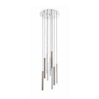 Lampa wisząca LOYA 9 biało-złota P0461-09C-B5SB - Zuma Line