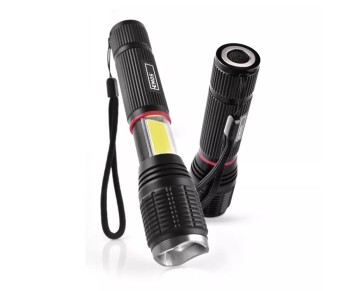 Latarka COB LED 5W+3W ZOOM 3xAAA, P3111 - EMOS