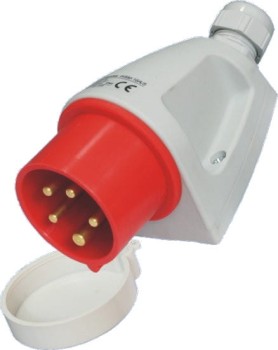 Wtyczka siłowa stała 16A/400V, 4P, WSM-16/4, 922061 - Elektromet