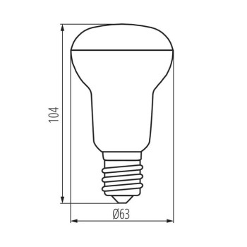 Żarówka LED SIGO 8W R63 E27 230V 640LM Barwa neutralna, 22738 - Kanlux
