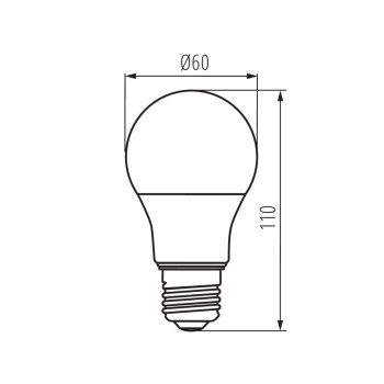 Żarówka IQ-LED A60 5.5W E27 480LM Barwa zimna, 27272 - Kanlux