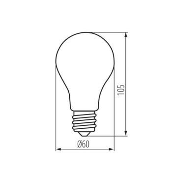 Żarówka XLED A60 7W E27 810LM, Barwa neutralna, 29610 - Kanlux