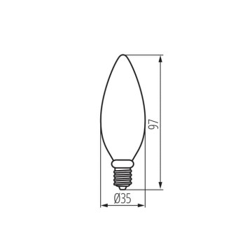 Żarówka XLED 4.5W E14 470LM Barwa nautralna, 29619 - Kanlux