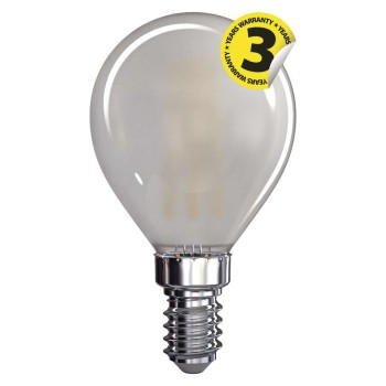 Żarówka LED Filament mini globe matowa 4W E14 ciepła biel Z74234 - EMOS 1