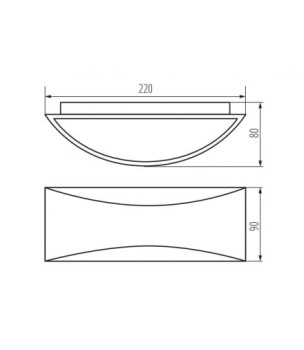 Oprawa elewacyjna BISO LED 8W , 29260 - Kanlux