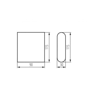 Oprawa elewacyjna GARTO LED 8W, 29271 - Kanlux