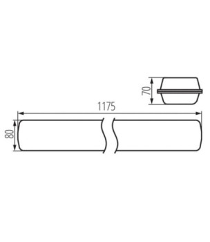 Oprawa LED MAH-LED HI 38W-NW 4000K 5000LM IP65, 22607 - Kanlux
