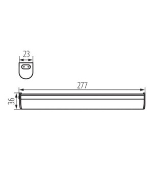 Oprawa meblowa MERA LED 10W 1040LM 4000K, 29211 - Kanlux