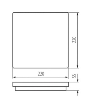 Plafon BENO 18W NW L W , 32942 - Kanlux