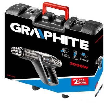 Opalarka 2000W Walizka 59G522 - GRAPHITE