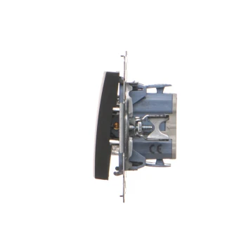 Łącznik schodowy, Czarny mat - DW6.01/49 - Kontakt Simon 54 Premium