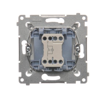 Przycisk Dzwonek LED, Biały - DD1L.01/11 - Kontakt Simon 54 Premium