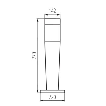 Oprawa ogrodowa INVO 20W E27 IP-54, 29172 - Kanlux
