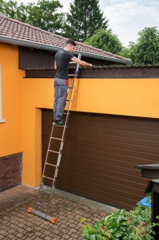 Drabina przystawna aluminiowa 15 ST SIBILO, 129123 - KRAUSE (