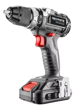 Wiertarko-wkrętarka akumulatorowa bezszczotkowa Energy+ 18V, Li-Ion, 13 mm, bez akumulatora 58G019 GRAPHITE