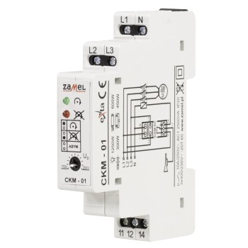 Czujnik kolejności faz CKM-01 - Zamel 1