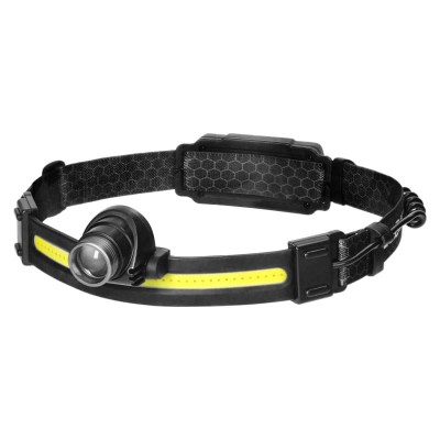 Latarka Czołowa LED COB + CREE 1200MAH, LT-9 - ORNO