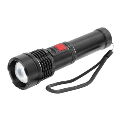 Latarka LED COB 12W ZOOM 2200mAh, LT-12 - ORNO