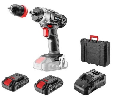 Wiertarko-wkrętarka Graphite Energy+, 58G022-SET2 - TOPEX