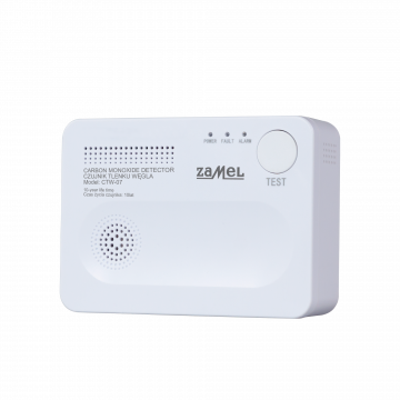 Czujnik tlenku węgla (bateryjny AA) N/T IP20, CTW-07 - ZAMEL