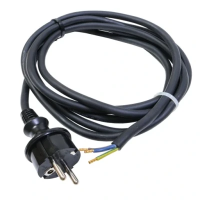 Przewód w gumie z wtyczką OW 3X1.5 5M, H05RR-3X1.5-5M - Elektrokabel