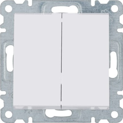 Łącznik seryjny/świecznikowy, biały, lumina 2, WL0040 - Hager