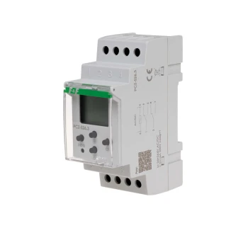 Zegar sterujący programowalny, astronomiczny z programowalną przerwą nocną, 2-kanałowy, programowalny przez NFC PCZ-526 - F&amp;F 1