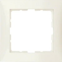 Ramka 1-krotna, kremowy, B.Kwadrat, 5310118982 - Hager Berker