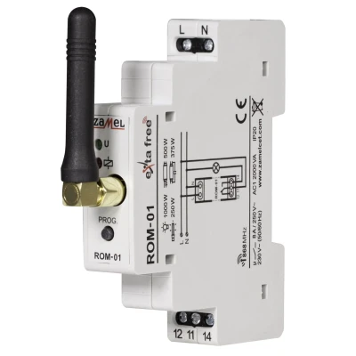 Radiowy odbiornik modułowy 1-kanałowy ROM-01 Zamel 1