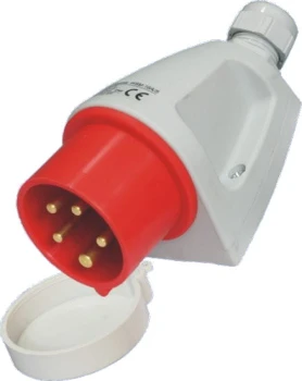 Wtyczka siłowa stała 32A/400V, 5P, WSM-32/5, 922065 - Elektromet
