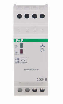 Czujnik kolejności i zaniku faz, montaż na szynie DIN CKF-B - F&amp;F 2