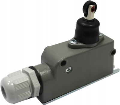 Wyłącznik krańcowy 1R 1Z w obudowie z popychaczem z rolką wzdłużną LM-10R, W0-59-251082 - PROMET