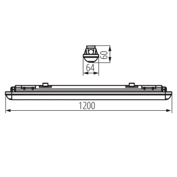 Oprawa pyłoszczelna LED DICHT LED 36W NW, 31411 - Kanlux