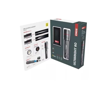 Latarka ładowalna Ultibright 80 LED 600lm 2600mAh, P3180 - EMOS