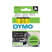 Taśma D1 9mm x 7m żółta/czarny nadruk, S0720730 - DYMO