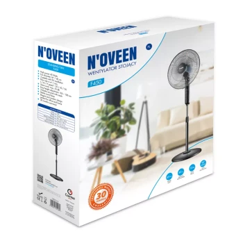Wentylator stojący 16"/40CM 45W, F450 - N'OVEEN