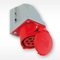  Gniazdo stałe 32A/5P 400V 6h IP44, 125-6K - PCE