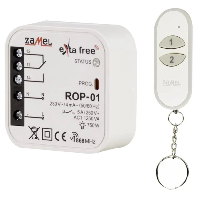 Zestaw sterowania bezprzewodowego (ROP01+P257/2) RZB-05, EXF10000077 - ZAMEL