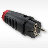  Wtyczka gumowa 16A 2P+Z IP54, 0521-SR - PCE