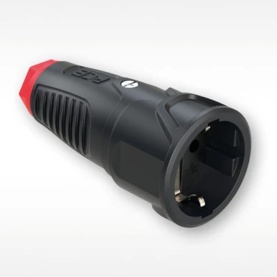 Gniazdo gumowa 16A 230V IP54, 2411-SRW - PCE