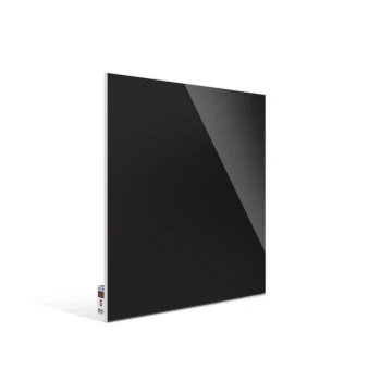 Grzejnik na podczerwień z termostatem, Czarny panel grzewczy ceramiczny moc 500W - Heat Decor HD-C400T/02